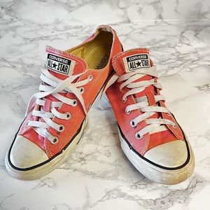 Pink Converse Low Top Sneaker, Womens 8